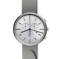 M42 PreciDrive chronograph watch in polished steel - Image 4